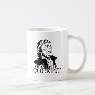Öffne das Cockpit Kaffeetasse