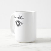Öffne Dein Drittes Auge Kaffeetasse (Vorderseite Links)