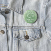 Öffne Dein Herz Anahata Herzchakra Spiritualität Button (Beispiel)