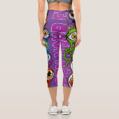 Öffne deine Augen Capri Leggings (Rückseite)