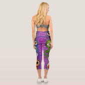 Öffne deine Augen Capri Leggings (Rückseite)