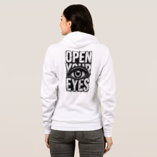 Öffne deine Augen Grunge Gothic Eye Streetwear Art Hoodie