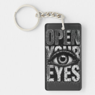 Öffne deine Augen Grunge Gothic Eye Streetwear Art Schlüsselanhänger