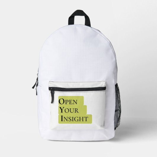 Öffne deine Einsicht | Inspirierender Hand-Rucksac Bedruckter Rucksack (Vorderseite)