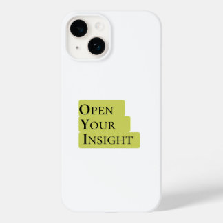 Öffne deine Einsicht | Inspirierendes Minimalist-H Case-Mate iPhone 14 Hülle