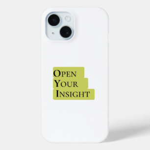Öffne deine Einsicht Inspirierendes minimalistis Case-Mate iPhone Hülle