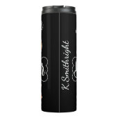 Öffne deinen Geist vor dem Mund Thermosbecher (Rückseite)