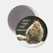 Öffne den Kühlschrank nicht! Magnet (Vorderseite/Rückseite)