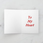 Öffne die Tür zu meinem Herz Karte (Innenseite)