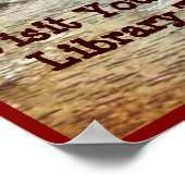 Öffne ein Buch. Offenes Abenteuer. Poster (Ecke)