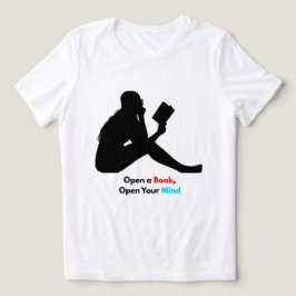 Öffne ein Buch, öffne deinen Geist – Design für Le Tri-Blend Shirt