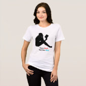 Öffne ein Buch, öffne deinen Geist – Design für Le Tri-Blend Shirt (Vorderseite voll)