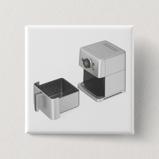 Öffne leere Heißluftfritteuse Button (Vorderseite)