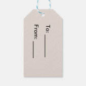 Öffne mich! Weihnachtsgeschenk Geschenkanhänger (Rückseite)