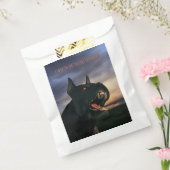Öffne, wenn du wagst. Großer, schwarzer Hund Geschenktütchen (Versiegelt)