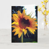 Öffnen der Sonnenblume Gelb grün Karte (Gelbe Blume)