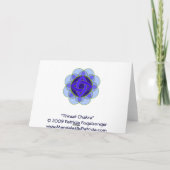 "Öffnen der Throat-Chakra"-Karte Karte (Rückseite)