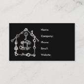 Öffnen der Tür zum Zuhause-Eigentümer Real Anwesen Visitenkarte (Rückseite)