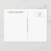 Öffnen eines neuen Türfotos Postkarte (Rückseite)