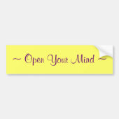 ~ öffnen Ihr Verstand~ Autoaufkleber (Vorne)