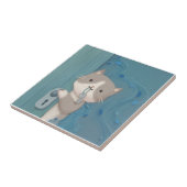 Öffnen: Katze mit Schlüssel Fliese (Seite)