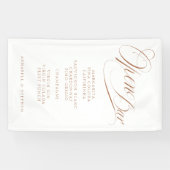 Öffnen Sie Bar! Modern, kalligrafisch, weiß Banner (Horizontal)