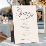 Öffnen Sie Bar! Moderne, Kalligraphie, Beige Fotoplatte<br><div class="desc">"Open Bar" Moderne,  Kalligrafie,  Beige,  Gebäck,  Gebäck für Hochzeitsgäste. Personalisiert in Minuten. Fügen Sie Ihre Daten hinzu,  und Sie können den Schriftart,  die Farbe,  die Größe und die Position individuell auswählen,  indem Sie auf "Mehr personalisieren" klicken.</div>
