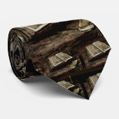 Öffnen Sie Bibel-Buch mit Kerzen - Van Gogh Krawatte (Gerollt)