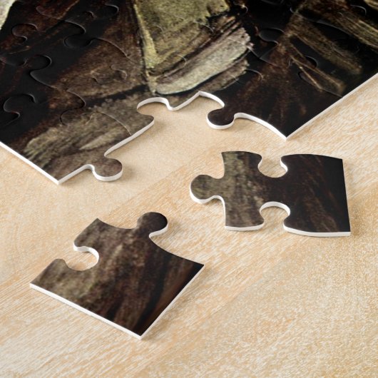 Öffnen Sie Bibel-Buch mit Kerzen - Van Gogh Puzzle (Seite)