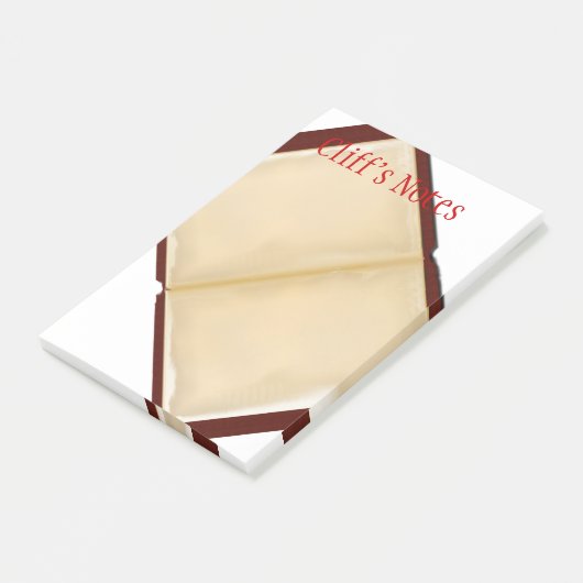 Öffnen Sie Buch große Posten-it® Anmerkung Post-it Klebezettel (angewinkelt)