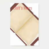 Öffnen Sie Buch große Posten-it® Anmerkung Post-it Klebezettel (Vorderseite)