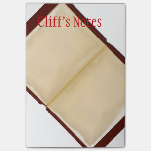 Öffnen Sie Buch große Posten-it® Anmerkung Post-it Klebezettel