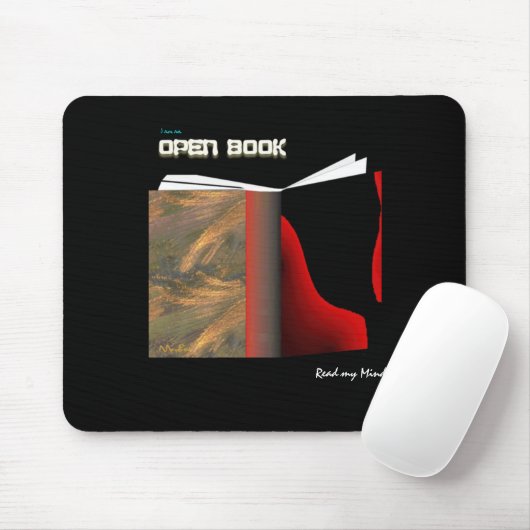 Öffnen Sie Buch Mousepad (Mit Mouse)