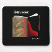 Öffnen Sie Buch Mousepad (Vorne)