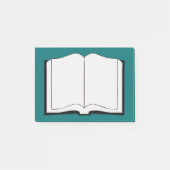 Öffnen Sie Buch Post-it Klebezettel (Vorderseite)