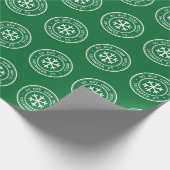 Öffnen Sie das Grünbuch erst am 25. Dezember Geschenkpapier (Ecke)