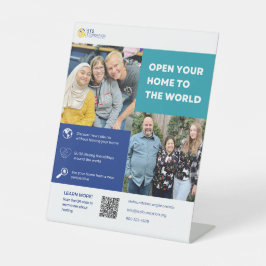 Öffnen Sie das Zuhause STS Foundation-Zeichen Sockelschild