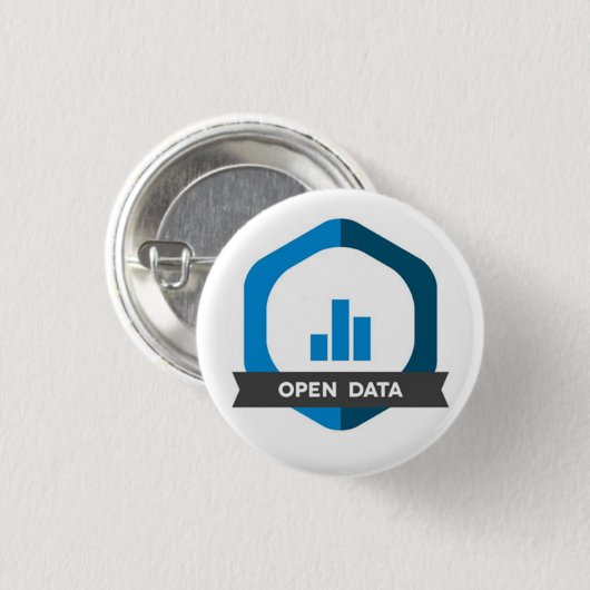 Öffnen Sie Daten-Abzeichen Button (Vorne & Hinten)