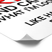 Öffnen Sie den Kühlschrank Funny Poster (Ecke)