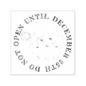 Öffnen Sie den Weihnachtsmann nicht Permastempel (Design)