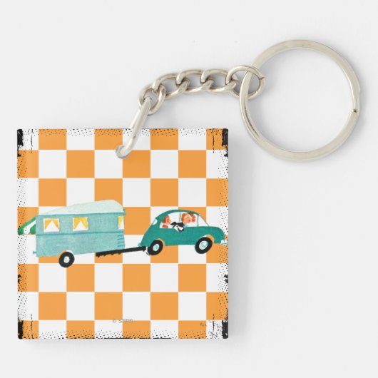 Öffnen Sie die Straße 1 Schlüsselanhänger (Rückseite)