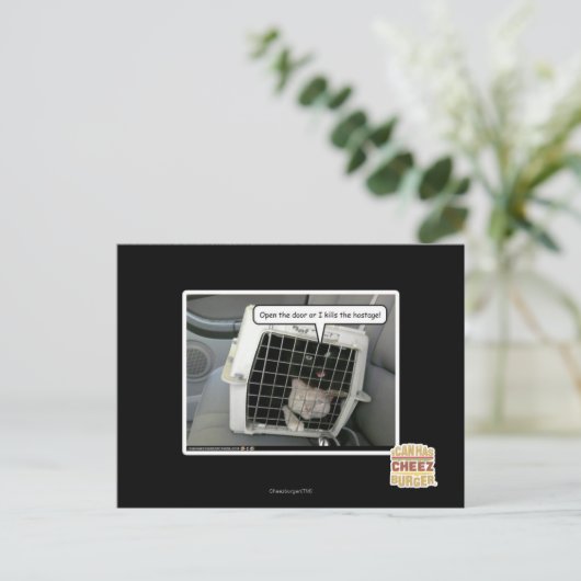 Öffnen Sie die Tür Postkarte (Stehend Vorderseite)