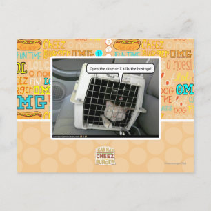 Öffnen Sie die Tür Postkarte