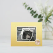 Öffnen Sie die Tür Postkarte (Stehend Vorderseite)