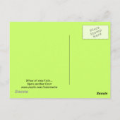 Öffnen Sie eine weitere Türkarte. Postkarte (Rückseite)