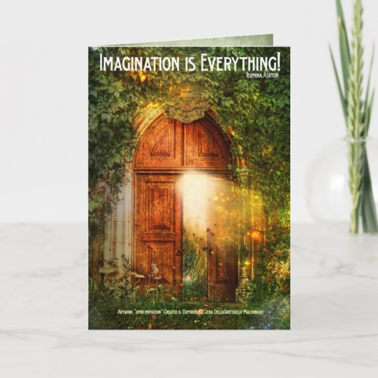 Öffnen Sie Einladungs-großen Gruß Einladung (Vorderseite)