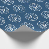 Öffnen Sie erst am 25. Dezember das blaue Umschlag Geschenkpapier (Ecke)