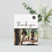 Öffnen Sie für Unternehmen Ihre Logoaktualisierung Postkarte (Stehend Vorderseite)