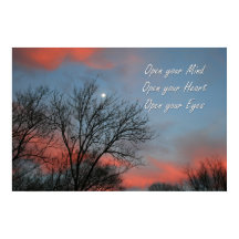 Öffnen Sie Geist, Herz und Augen / Inspiration