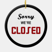 Öffnen Sie geschlossenen Tür-Aufhänger Keramikornament (Hinten)